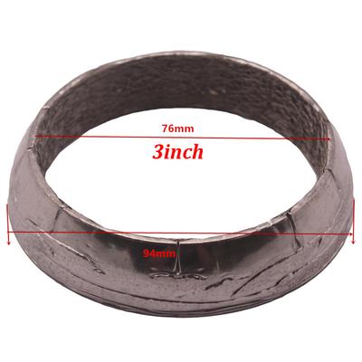 Guarnizione Collettore di Scarico Donut Universale in Acciaio Inossidabile 3.0" Per JDM Acura