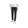 Fila Golf Series Solid Color Comfortable Straight Leg Knit Sports Pants Women Pants Black A11W515601F-BK