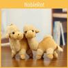 Schattige Cartoon Kameel Pluche Speelgoed Sleutelhanger Zacht Knuffeldier Reisaccessoire