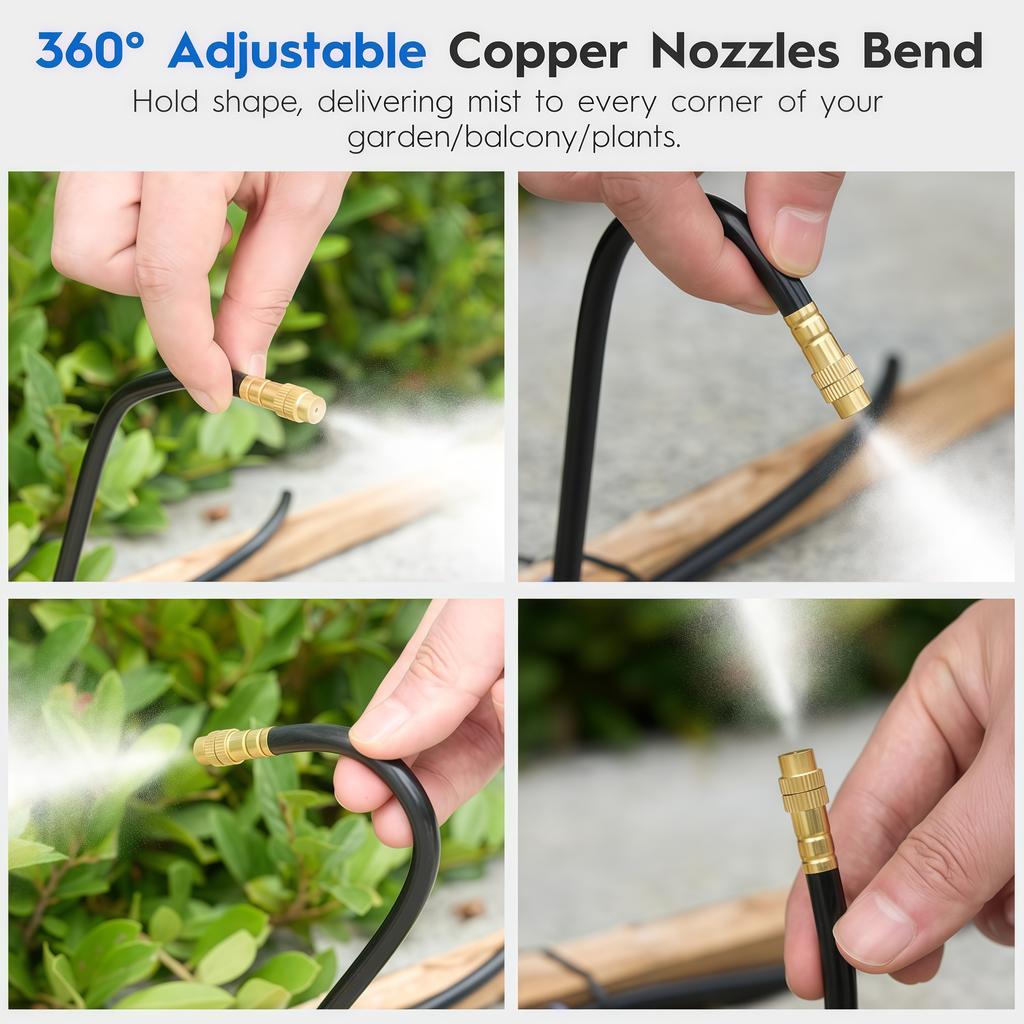 10/20/30/50M OD-6mm 8mm 12mm Black PE Garden Hose Pressure-Proof 4/6mm 5/8mm 9/12mm Drip Irrigation Pipe 3/8" 1/4" Watering Tube