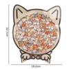 Cats Shaped Morandi Wooden Educational Puzzle