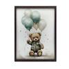 Teddy Bear Balloon World Teddy Bear Balloon World, 30X40 Cm, Frameless, Matte Paper 230 Gsm