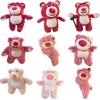 Cute Lotso Strawberry Bear Plush Pendant For Toy Story Fans