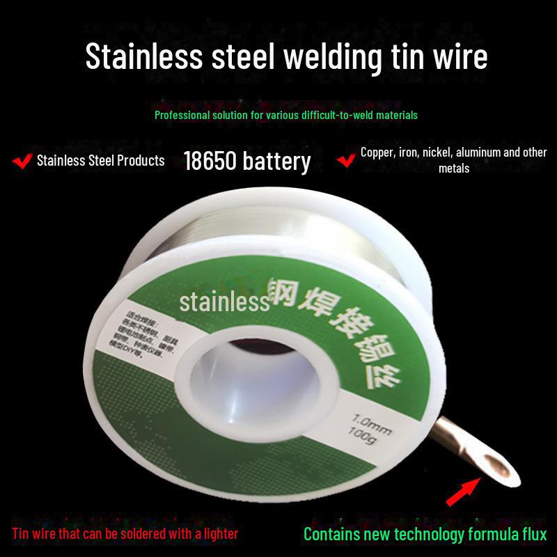 Multifunctional Stainless Steel Soldering Tool: Burn Solder and Solder-Free Wire Without a Soldering Iron Using a Lighter.