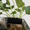 Aquarium Plant Holder with Hanging Hook - Submersible Planter Basket for Live Aquatic Plants, Fish Tank Decor with Integrated
