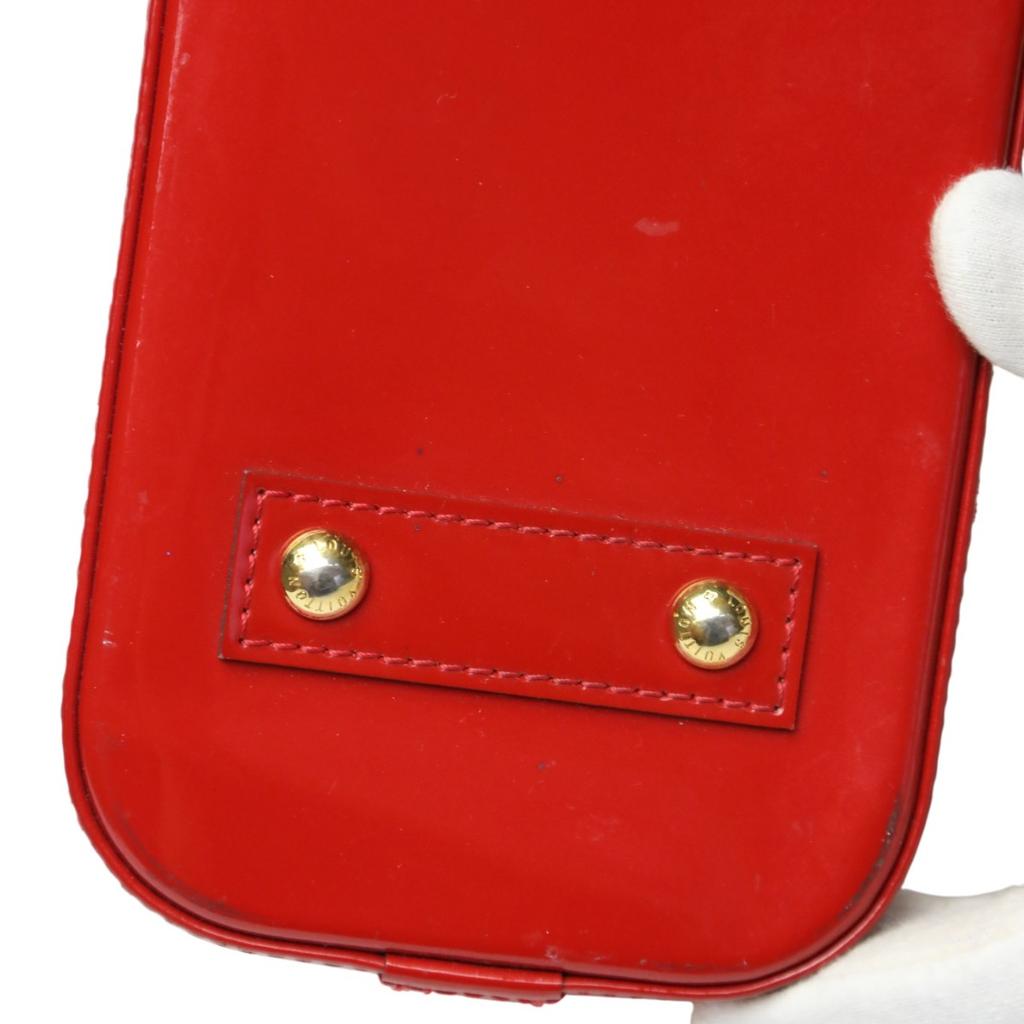 LOUIS VUITTON Monogram Alma BB Handbag Monogram Vernis Slys Women M90174 Used