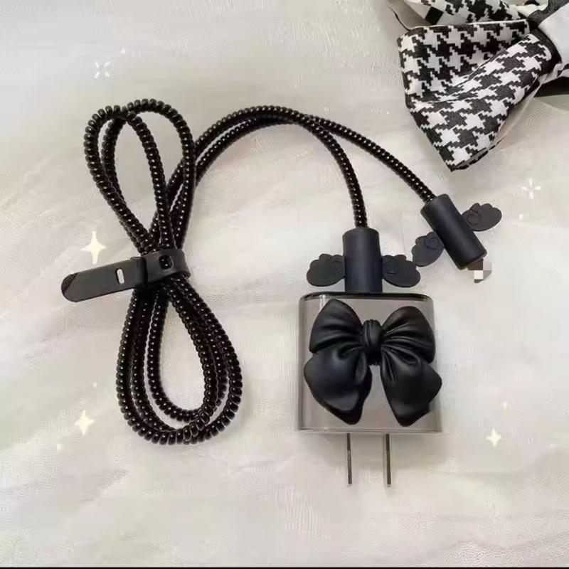 Charging Data Cable Protector Winder Accessories For iPhone 18/20w Charger Protective Cover & Data Cable Protection Rope