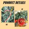 80x Christmas Ornament Hooks Hangers Decor Easy To Use Metal Multifunctional