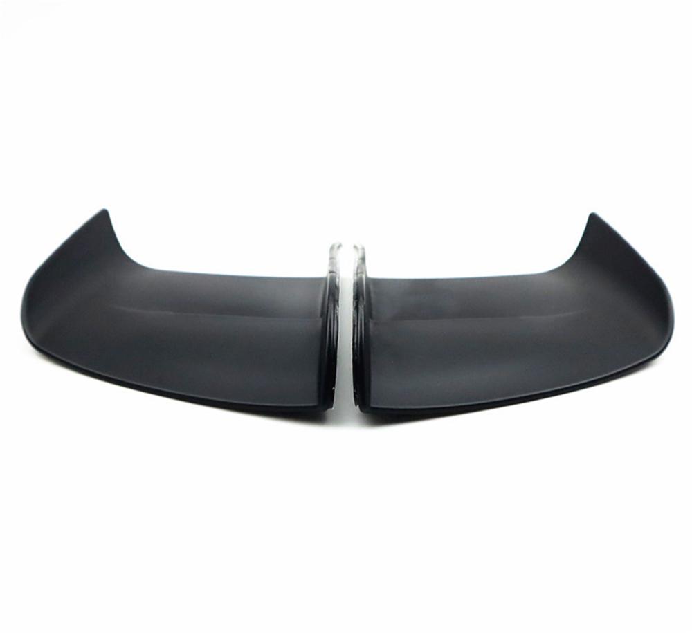

Matte Black Universal Motorcycle Winglet Aerodynamic Spoiler Wing Kit W/Adhesive