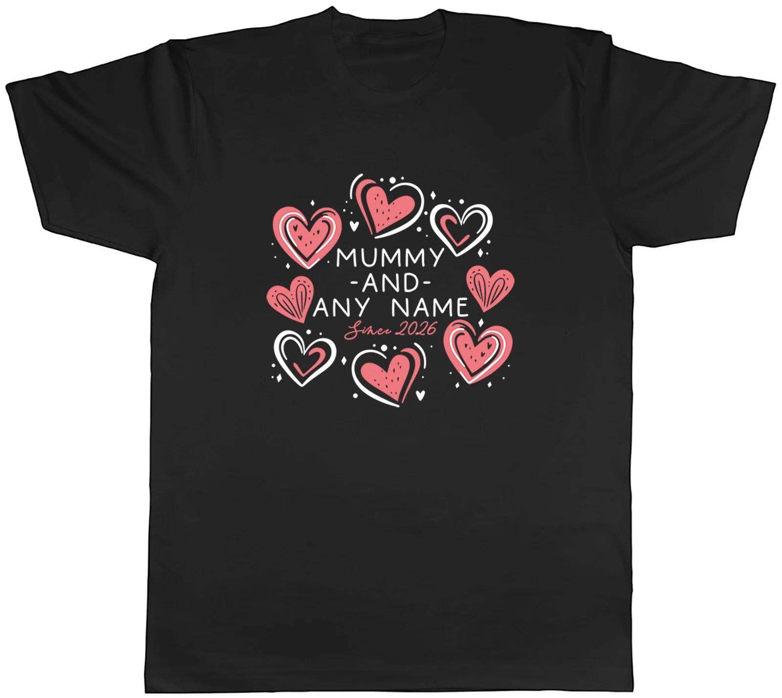 Personalised Mummy and Child Since Mother s Day Mens T-Shirt Tee Gift Top 100