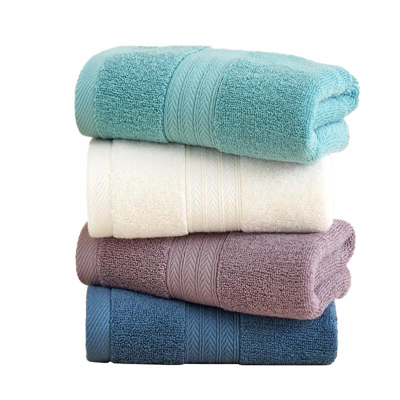 Tri-polar Combed Long-Staple Cotton Towel Set, 4-Pack