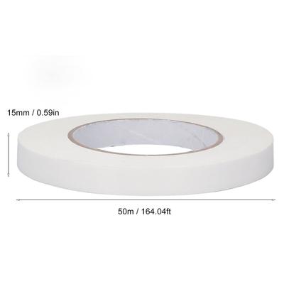 2 Pezzi Nastro Biadesivo Larghezza 15mm Lunghezza 50m Nastro PE Impermeabile Adesivo per Fissaggio