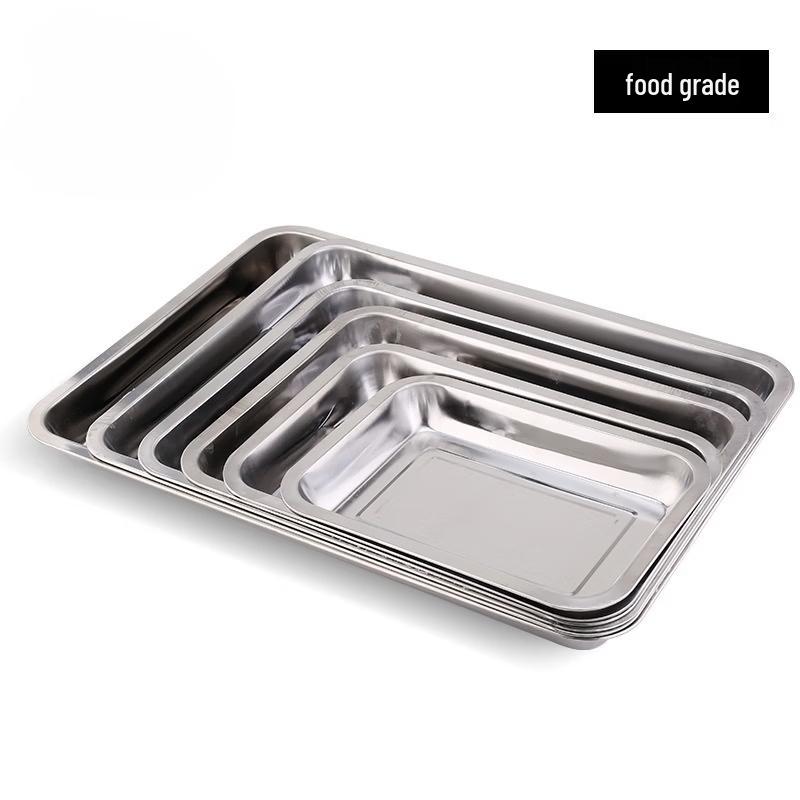 

RuHan 304 Food Grade Stainless Steel Deep Compartment Tray