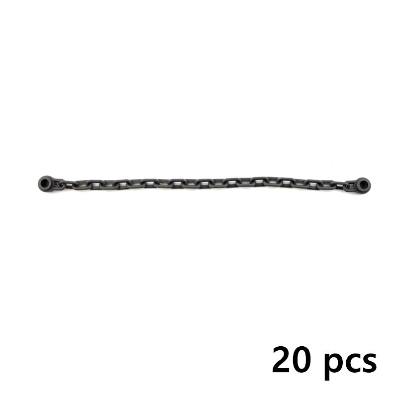 20Pcs/set Chain Bricks Military Building Block City military Scene Accessory MOC DIY Parts 30104 92338 chain Toys For Children