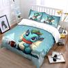 Cute Dragon with Gift Design Bedding Duvet Cover Set  (1*Duvet Cover 2*Pillowcases, without duvet insert)