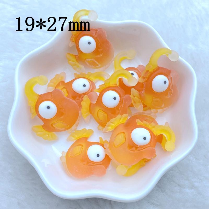 10Pcs New Cute Resin Mini Marine Animal Series Flat Back Manicure Parts Embellishments For Hair Bows Accessories