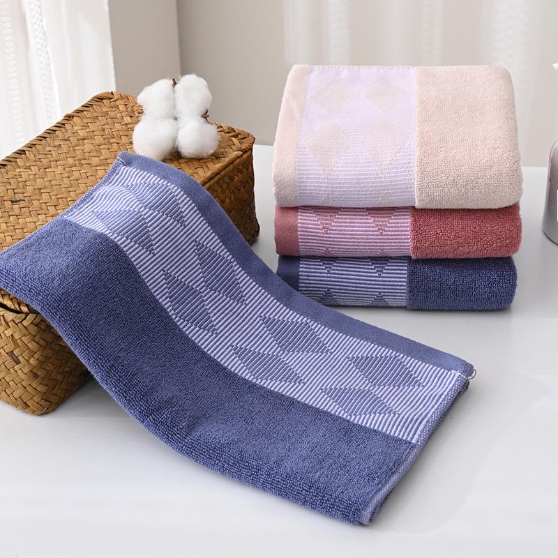 Thickened Soft Absorbent Cotton-Poly Face Towel - Gift for Home Use