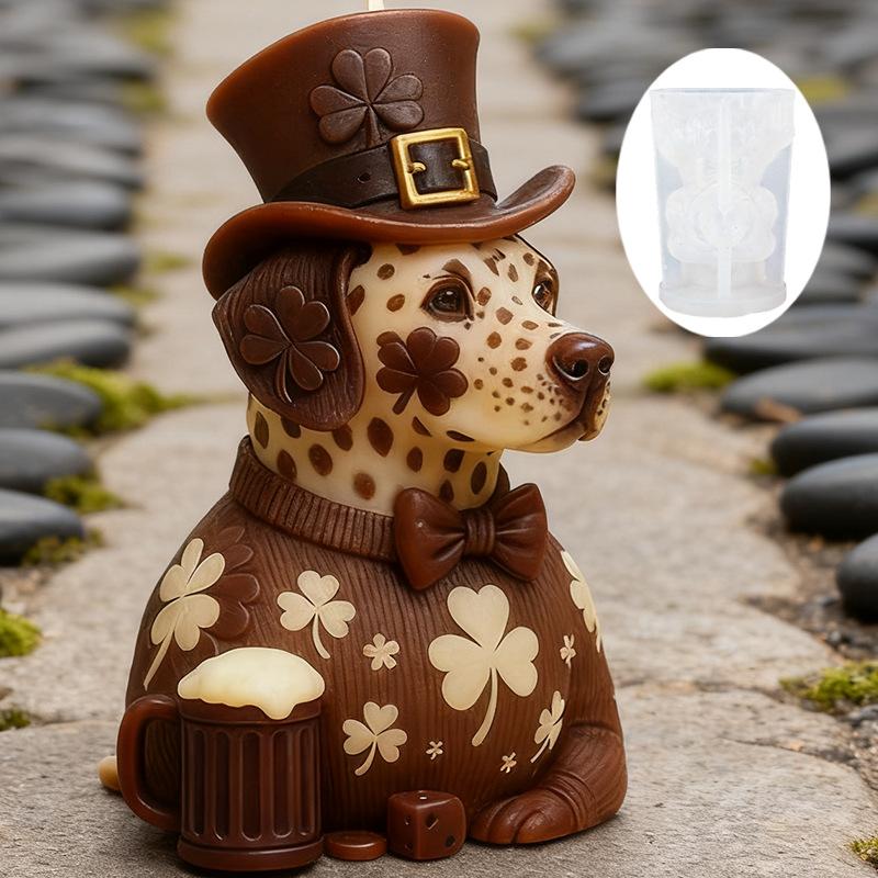 Gentleman Dalmatian Candle Silicone Mold DIY Handmade Aromatherapy Soap Craft Silicone Mold Home Decor Party Decorations