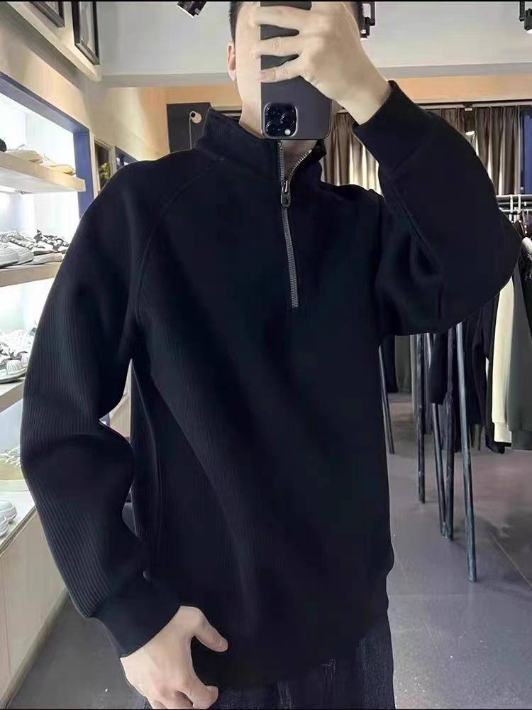 2025 Baseball Jersey Popular Fashion Men's Korean Version Slim Short Pilot New Men's Sweater