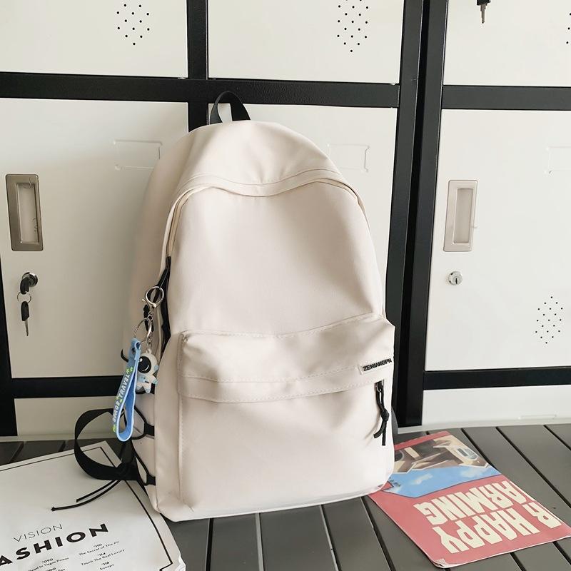Schoolbag Trend Backpack Men's Simple Junior High School Student Large Capacity Travel Backpack Women's Japanese Versatile College Student Book