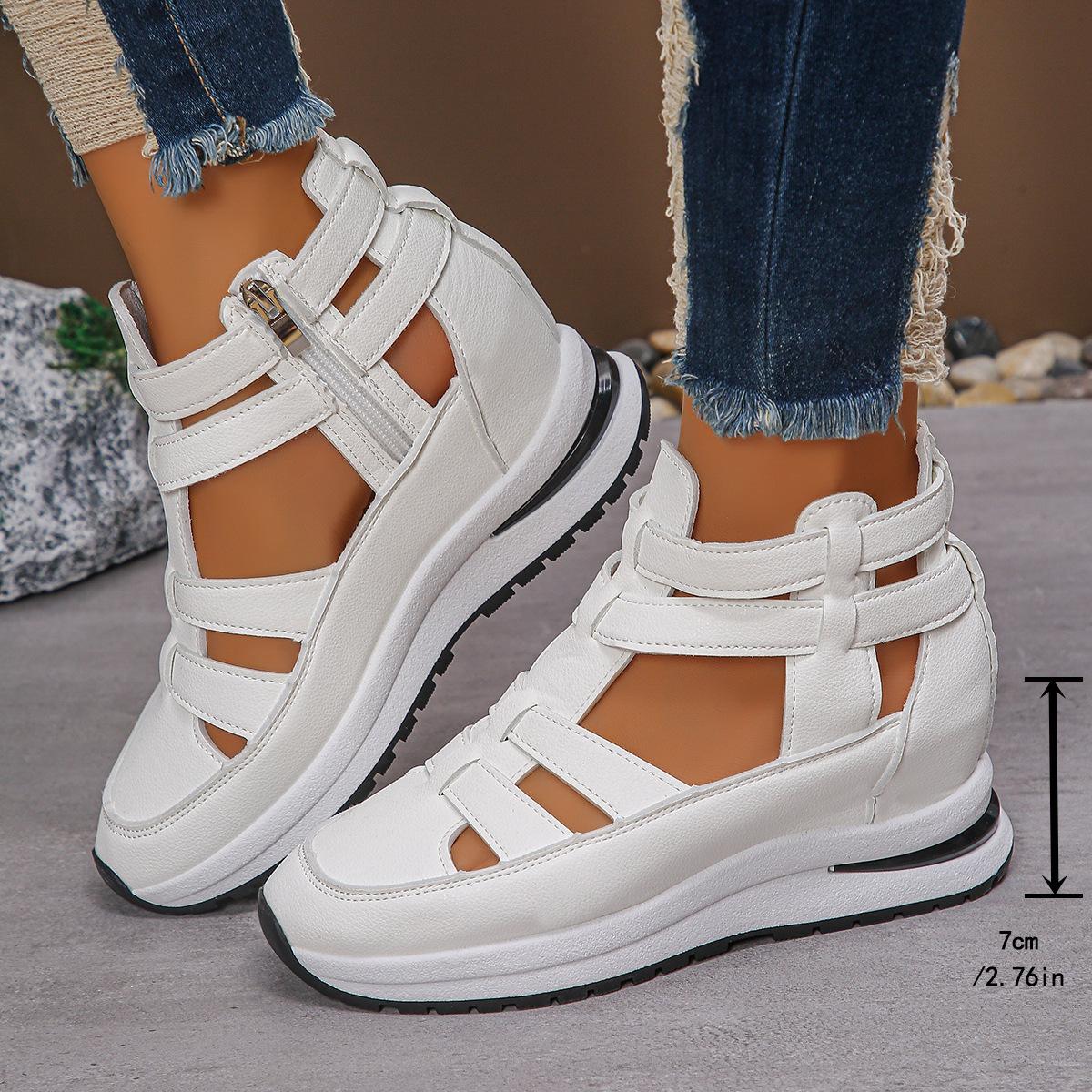 

Fashion casual s summer platform anda hollow ls wedge heel shoes new casual sandals women 35 белый