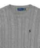 POLO RALPH LAUREN Cable Knit Cotton Sweater - Grey