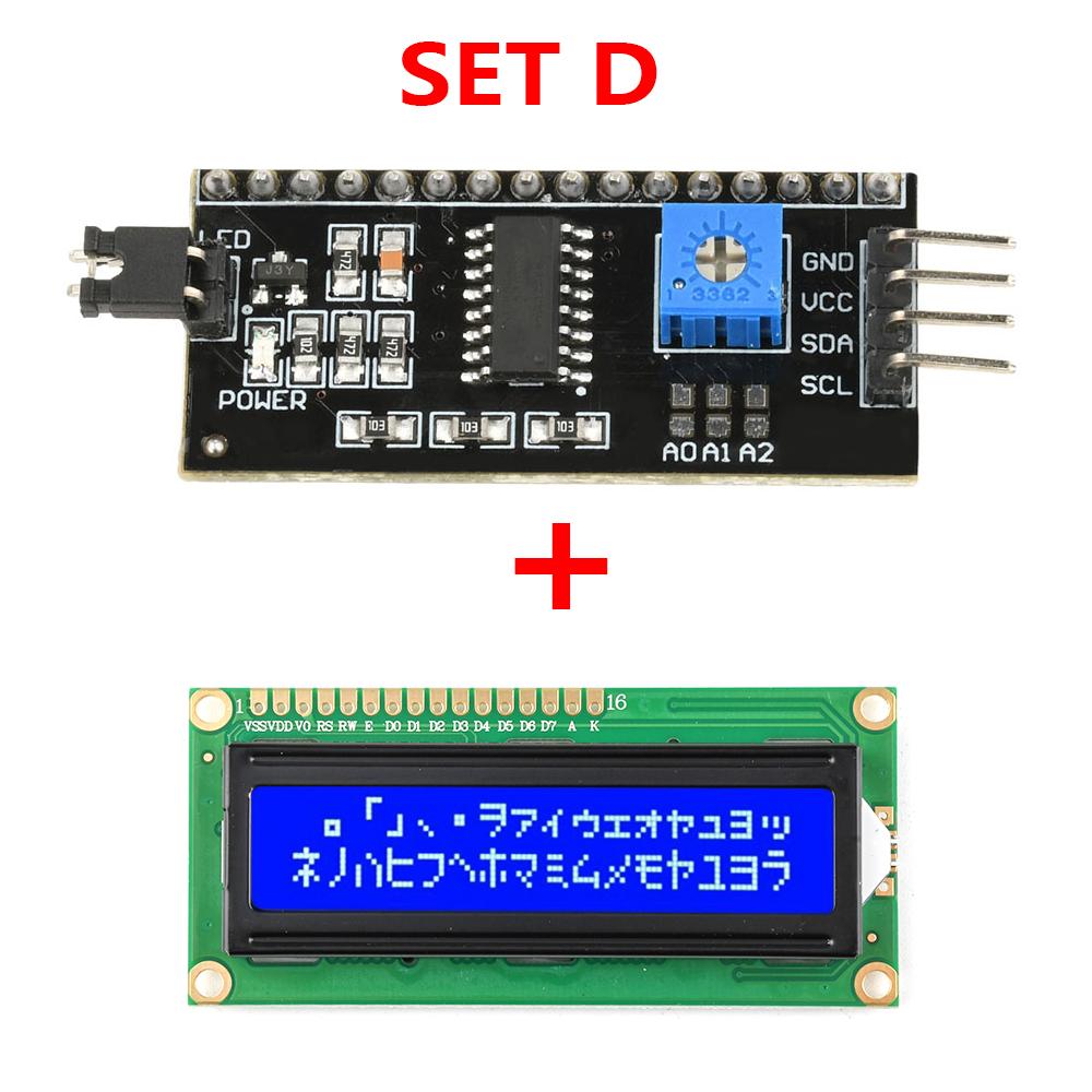 PCF8574 Expansion Board I2C Interface for LCD1602/2004 Black PCB with Adjustable Contrast & Backlight