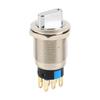 19mm Rotary Changeover 3 Pin And 2 Level/6 Pin And 3 Level Waterproof Selector Switch Durable IP67 Change Over Knob Switch