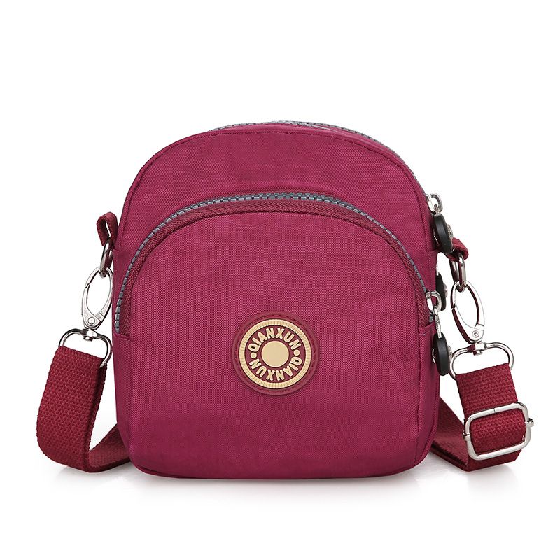 

Crossbody All-Matching Mother s Middle-Aged and Elderly Ladies Phone Bag Rosa Red