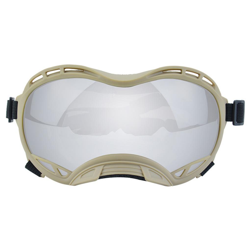 Windproof Soft Pet Dogs Glasses for Snow Sports Dogs Snow Eyes Protections Anti-UV Eye Wear Goggles for Hot Summer