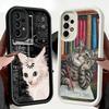 Phone Case for Samsung Galaxy A17 A16 A15 A14 A13 Funny Cats Fashion Style A56 A36 A26 A55 A35 A25 A54 A34 A24 A53 A33 A23 A07 A