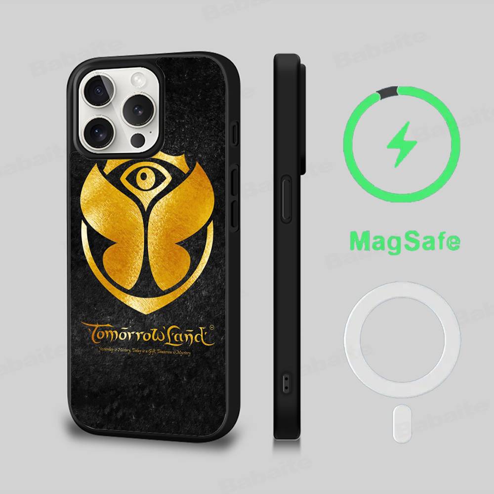 T-TomorrowlandS Phone Case Magnetic Case For IPhone 17 16 14 13 12 11 15 Pro Max Plus For Magsafe Wireless Charge Cover