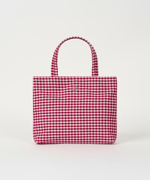 Heeari Marie Picnic Tote Bag_Red Check