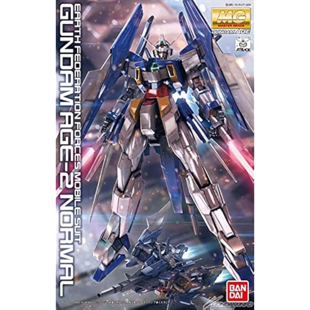 BANDAI SPIRITS (Bandai Spirits) MG Mobile Suit Gundam AGE Gundam AGE-2 Normal 1/100 Scale Color C...