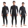 Men's 5/3mm Super Elastic Fleece-Lined Wetsuit, Cold-Proof One-Piece for Diving, Surfing, and Winter Swimming.