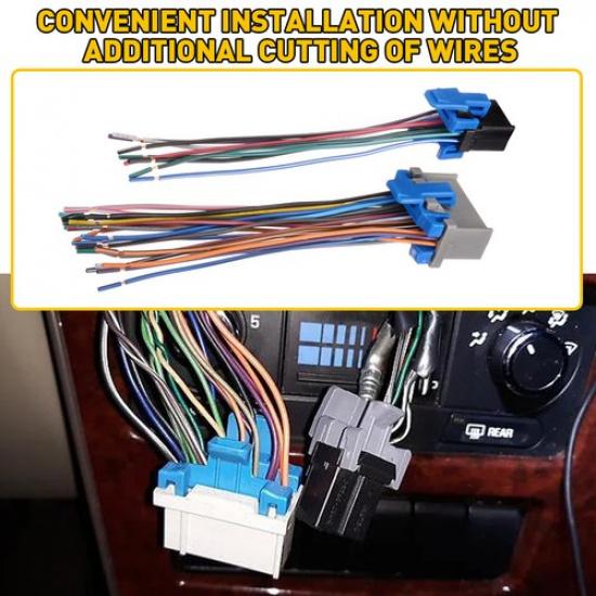 For Chevy Silverado 2003-2007 Car Stereo Radio Wiring Harness Adapter Connector