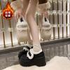 Small Man Inner Height Increase Muffin Ice Shoes Winter New European Station Cm Thick-soled Plush Cotton Shoes