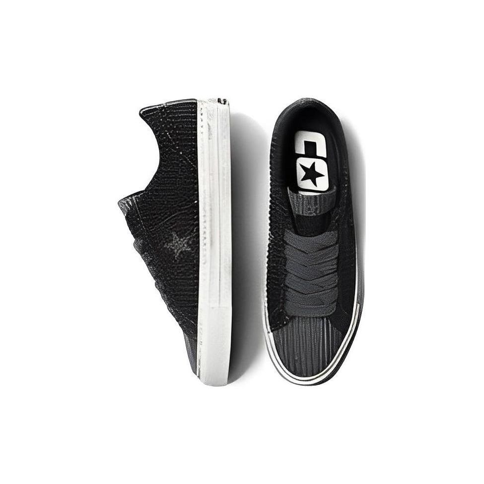 Converse One Star Pro Dark Grey Distressed Unisex A04973C