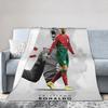 CR7 Blanket Ronaldos Wool Funny Warm Throw Blankets for Home Textile Decor