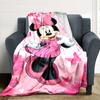 1 Stück Minnie Maus Rosa Decke Leichte Flanelldecke für Sofa Bett Reise Camping Wohnzimmer Büro Couch Stuhl