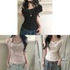 Girl Power Polka Dot Off Shoulder T Shirt With Print For Summer Casual Wear