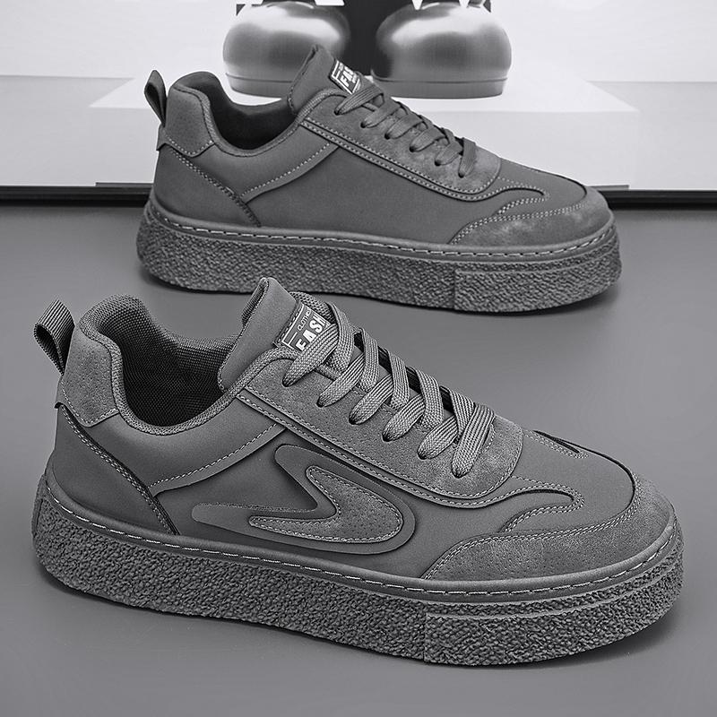 New summer breathable black sports casual wear-resistant thick baseplate shoes