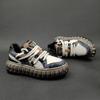 High-end Casual Shoes Color Matching Thick-soled Raw Casual Shoes Light Luxury Height-increasing Rubber Shoes
