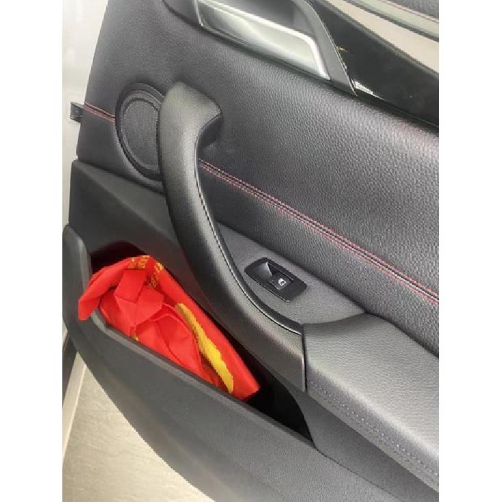 2/4PCS Carbon Fiber Inner Door Handle Pull Cover For 16-22 BMW X1 X2 F48 F49 F39