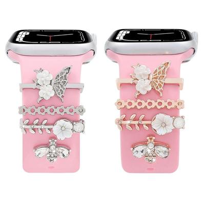 Diamond Bracelet Decoration Watch Band Ornament New Metal Charms for Apple Watch Band