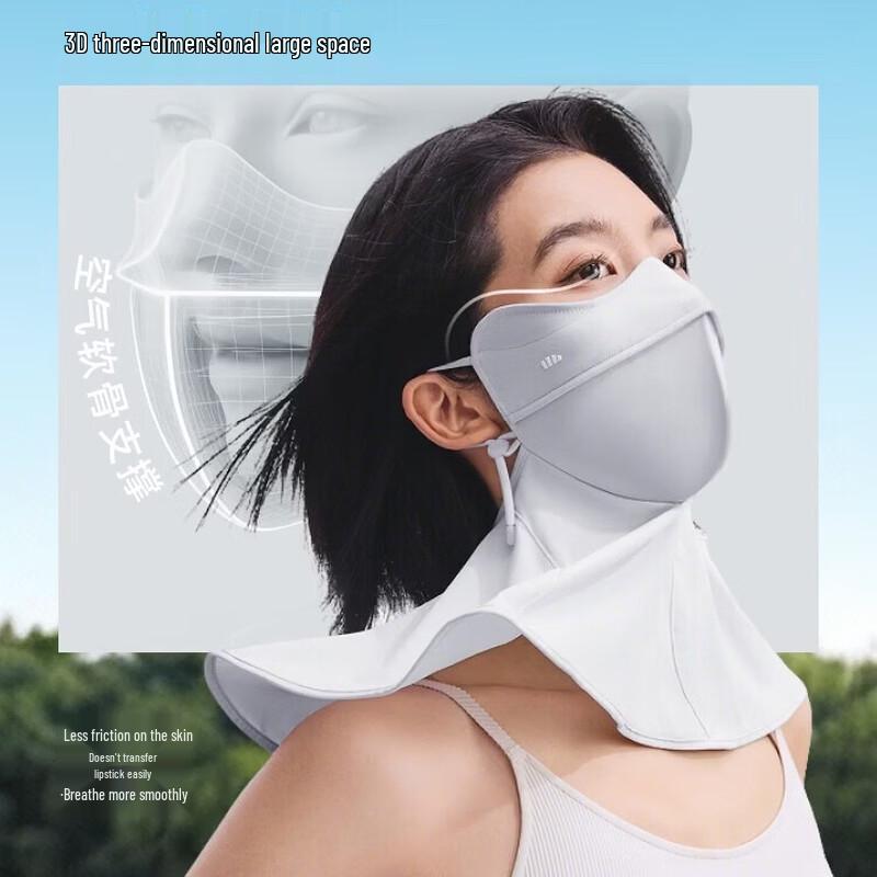 beneunder Women's Full-Face UV Protection Mask with Neck Guard