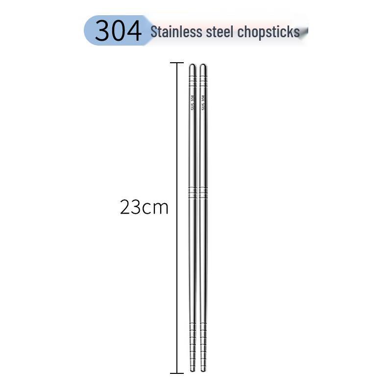JingQingFu 304 Edelstahl Essstäbchen