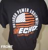 ECHO® Outdoor Power Equipment Mens' Short Sleeve T-shirt Black XL NEW! Unisex T-Shirt