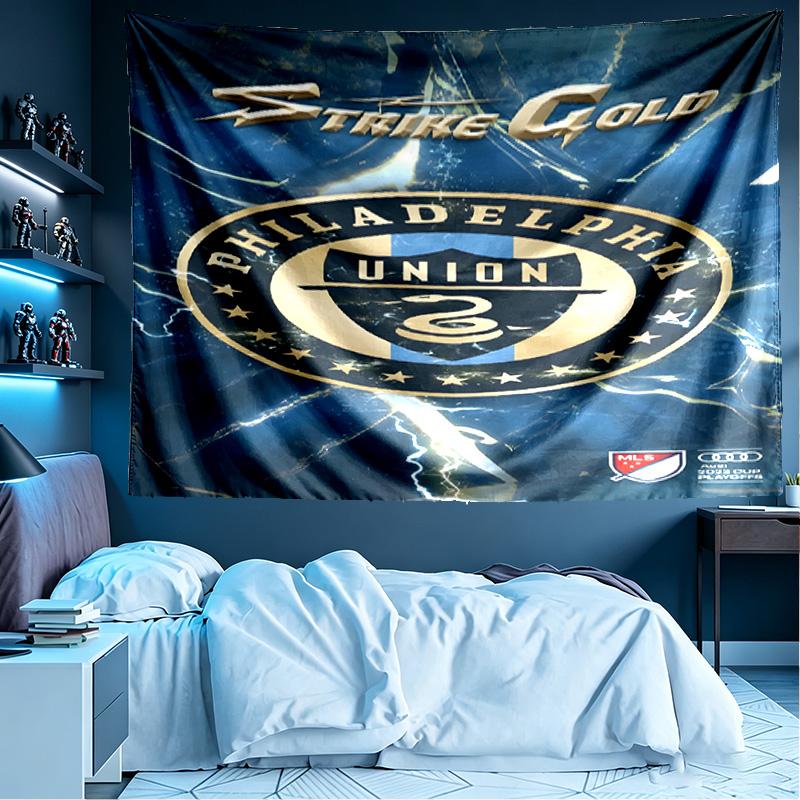 Philips Sports Union Print Tapestry, Lightweight Wall Hanging, for Bedroom, Dorm, Living Room, Home Art Decor, Birthday Christmas Gift for Friends