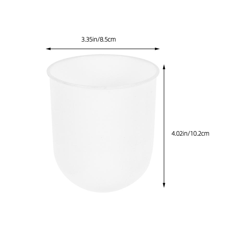 2 porta scopino per WC in plastica, dimensioni compatte, organizer per strumenti di pulizia del bagno, design elegante